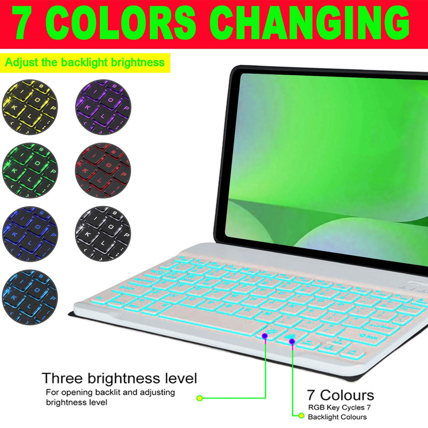 Amazon.com: Keyboard Case for Samsung Galaxy Tab S10 FE / S10 Lite